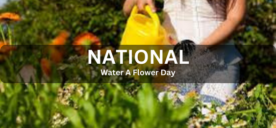 National Water A Flower Day [राष्ट्रीय जल एक पुष्प दिवस]